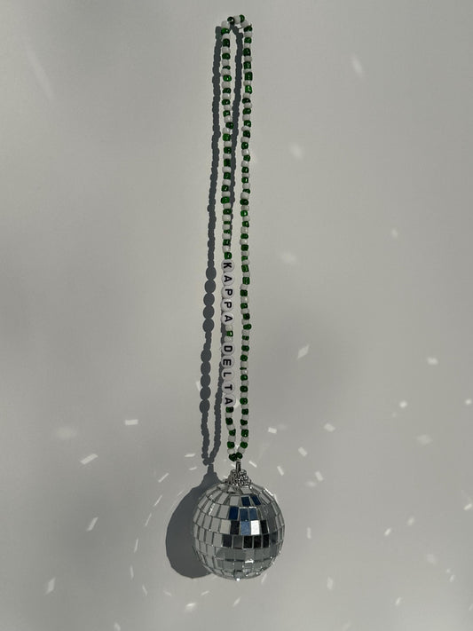 Kappa Delta Disco Ball Suncatcher / Car Charm