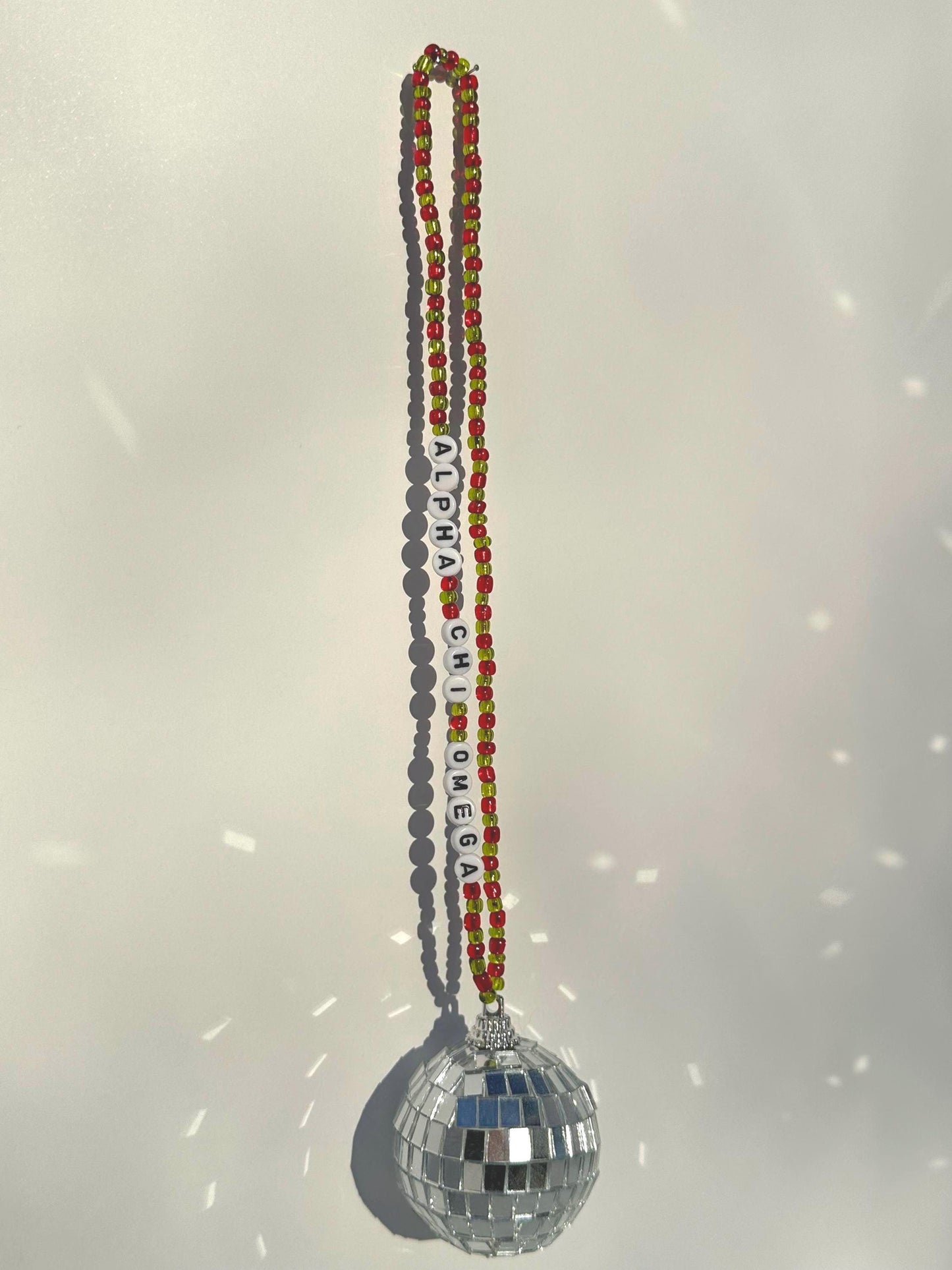 Alpha Chi Omega Disco Ball Suncatcher / Car Charm