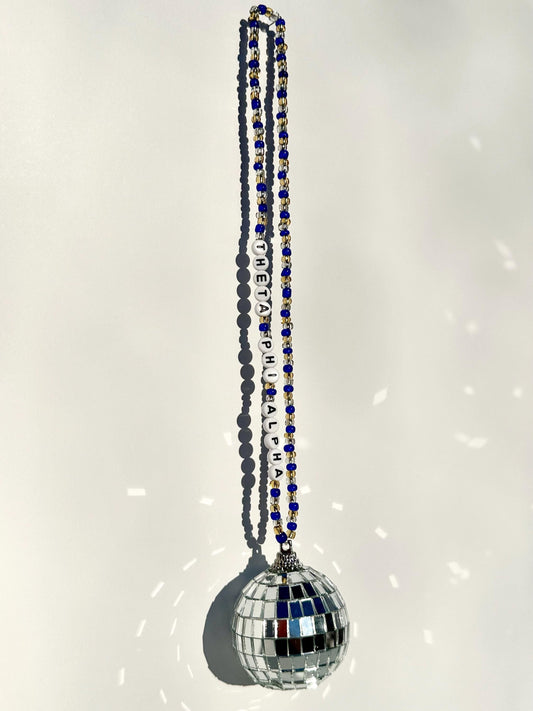 Theta Phi Alpha Disco Ball Suncatcher / Car Charm