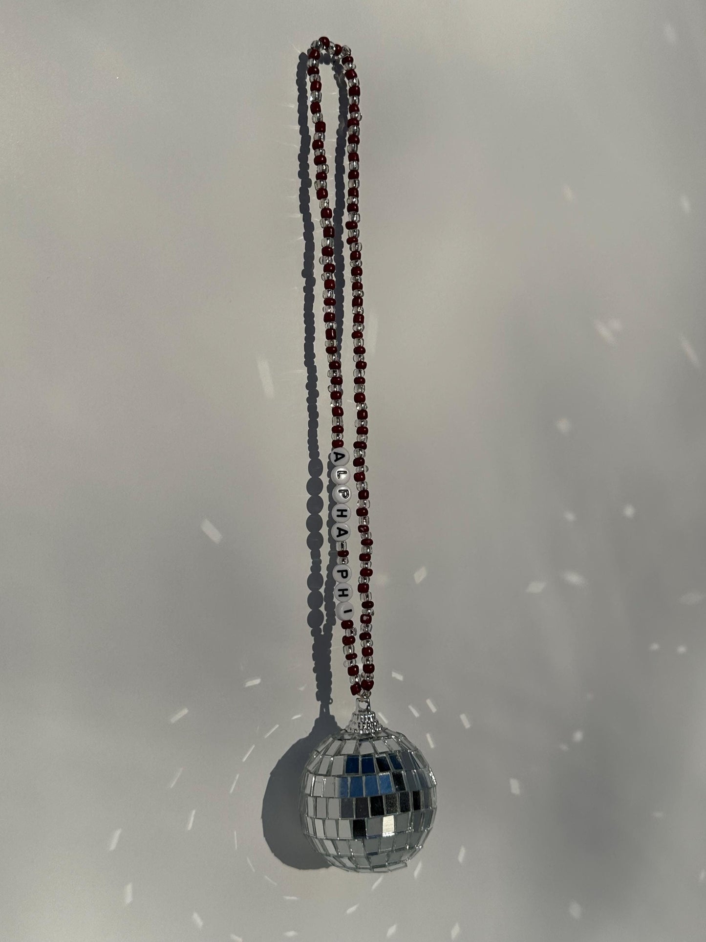 Alpha Phi Disco Ball Suncatcher / Car Charm