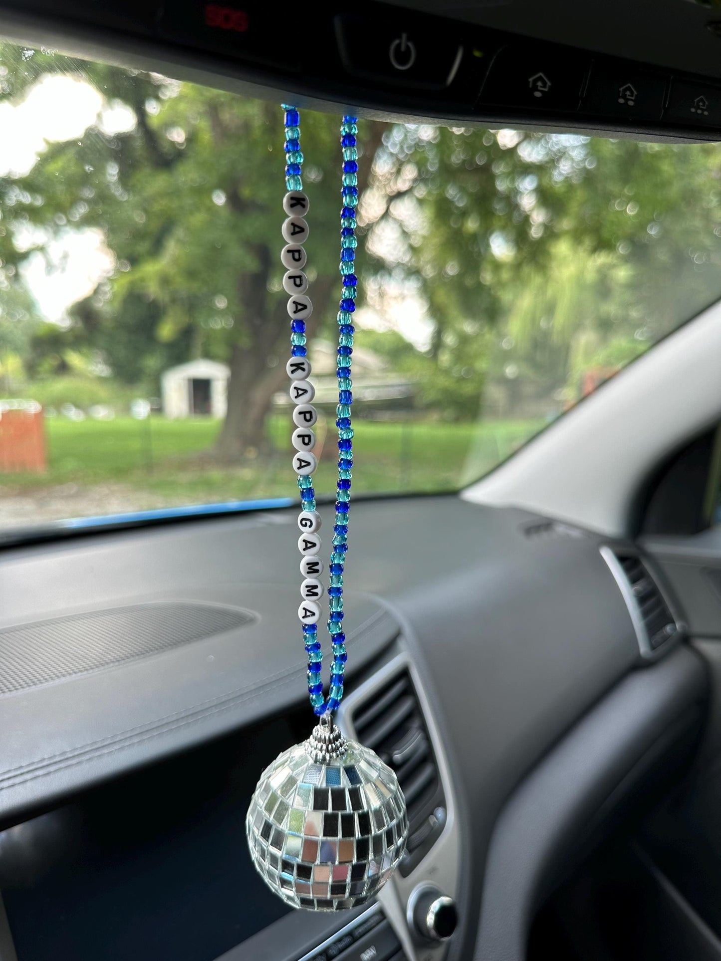 Kappa Kappa Gamma Disco Ball Suncatcher / Car Charm
