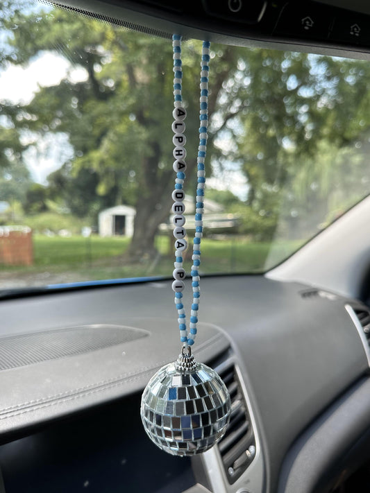 Alpha Delta Pi Disco Ball Suncatcher / Car Charm