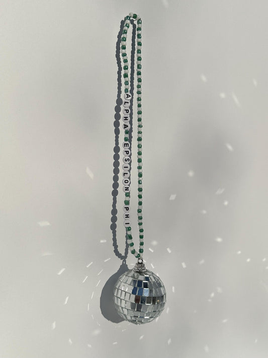 Alpha Epsilon Phi Disco Ball Suncatcher / Car Charm