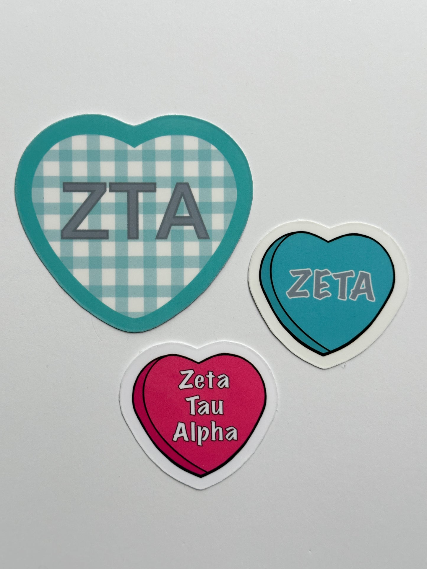 Sorority Hearts Sticker Set