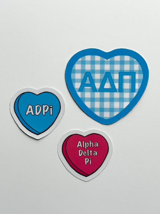 Sorority Hearts Sticker Set