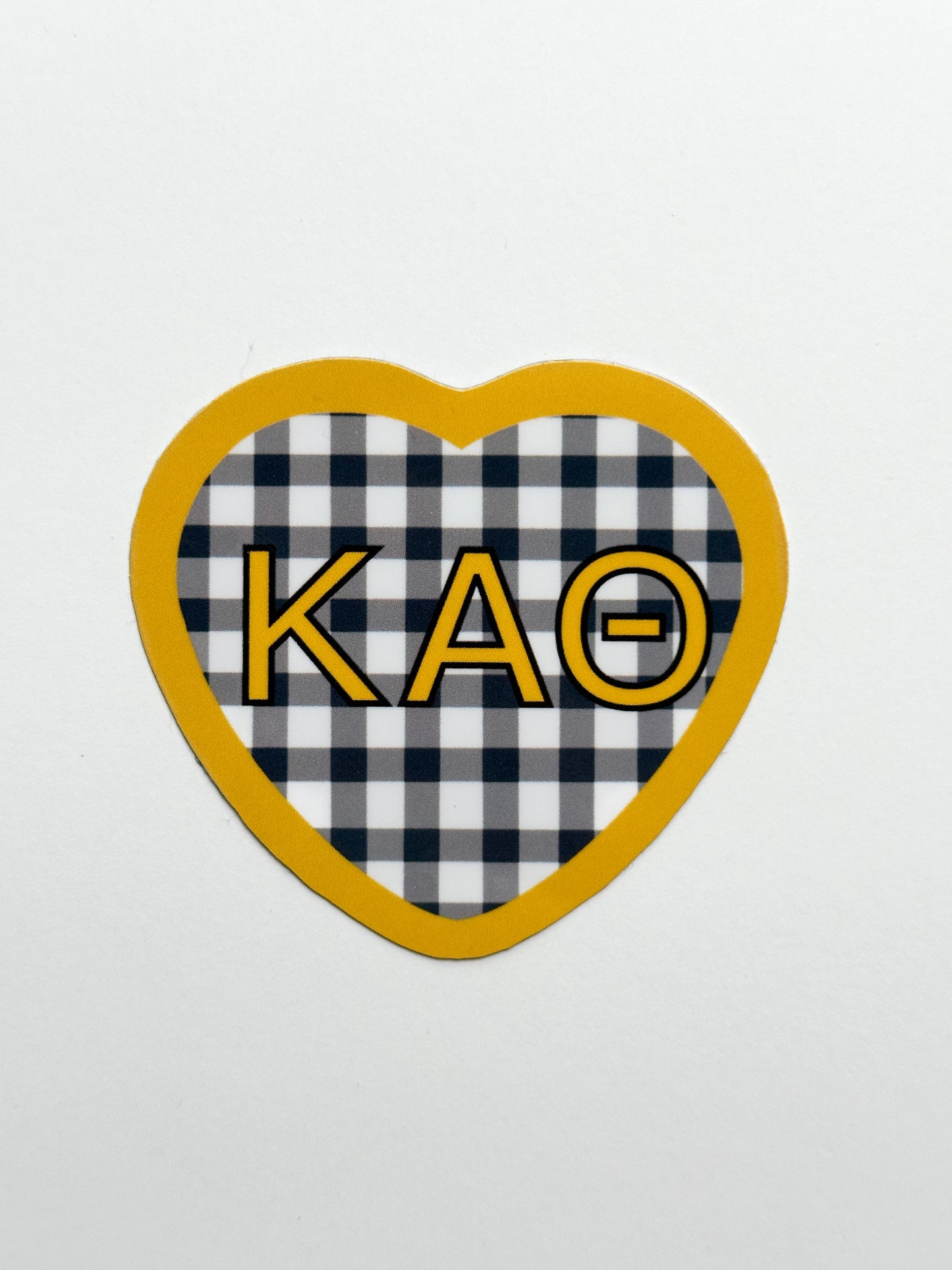 Picnic Heart Sorority Sticker