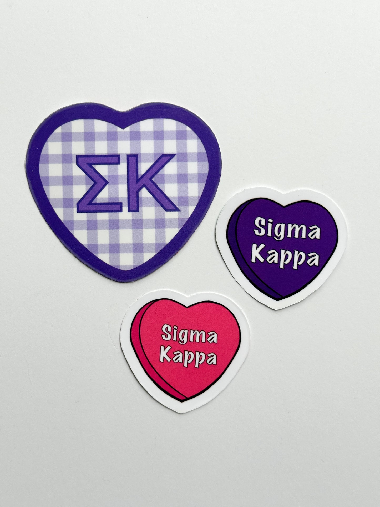 Sorority Hearts Sticker Set