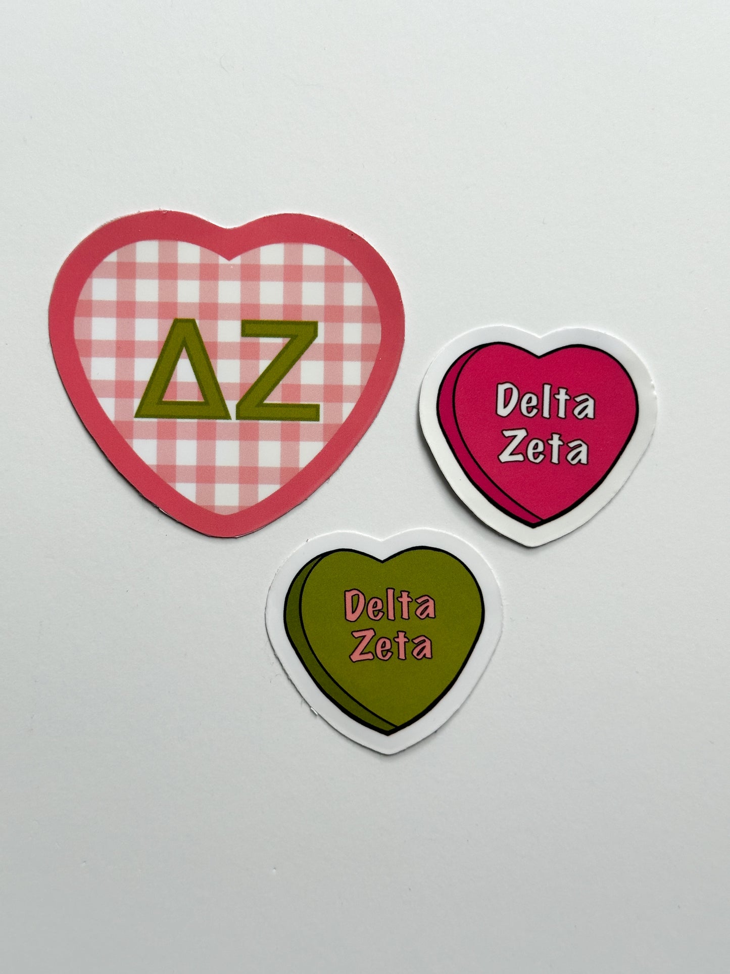 Sorority Hearts Sticker Set