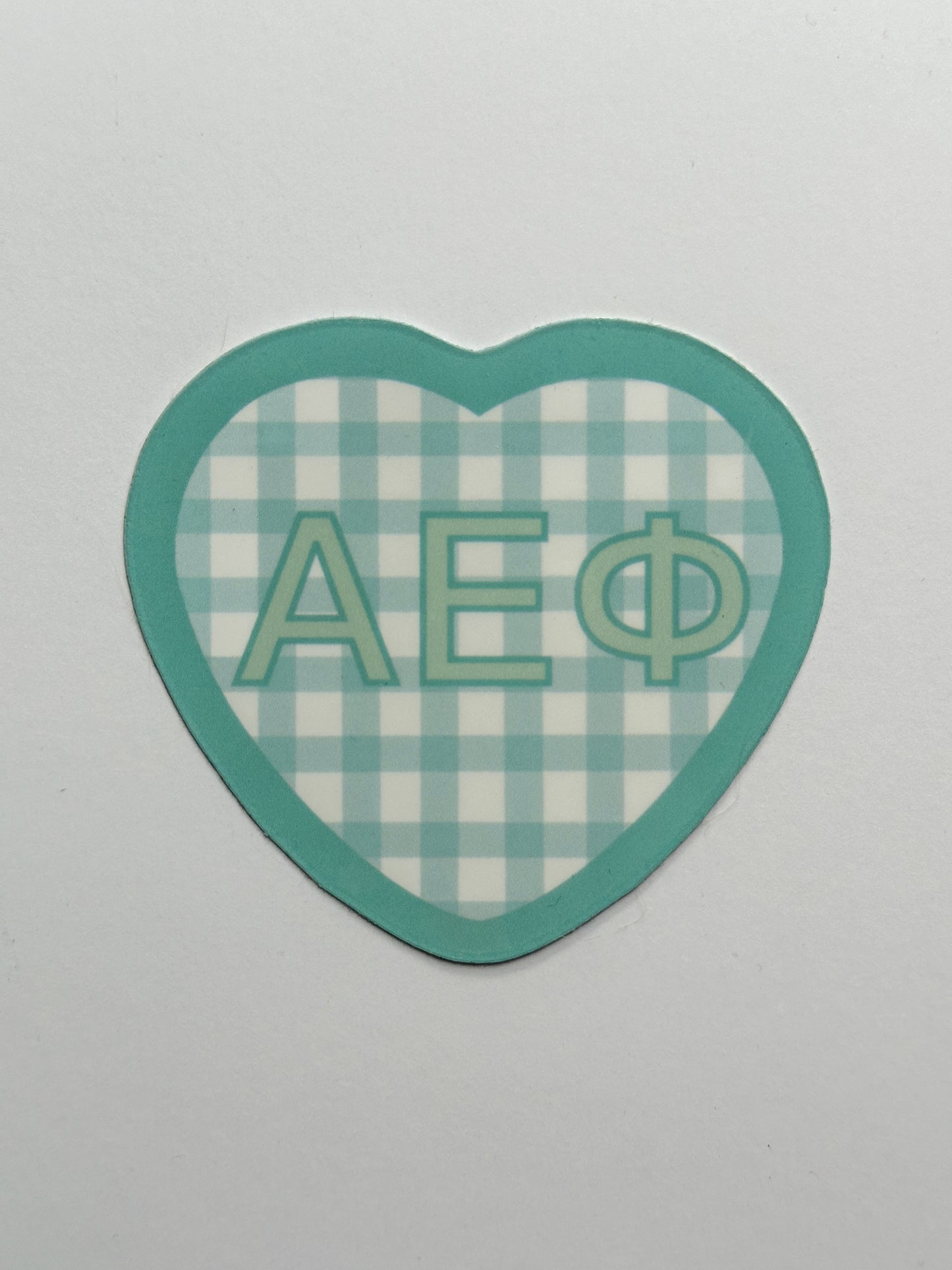 Picnic Heart Sorority Sticker