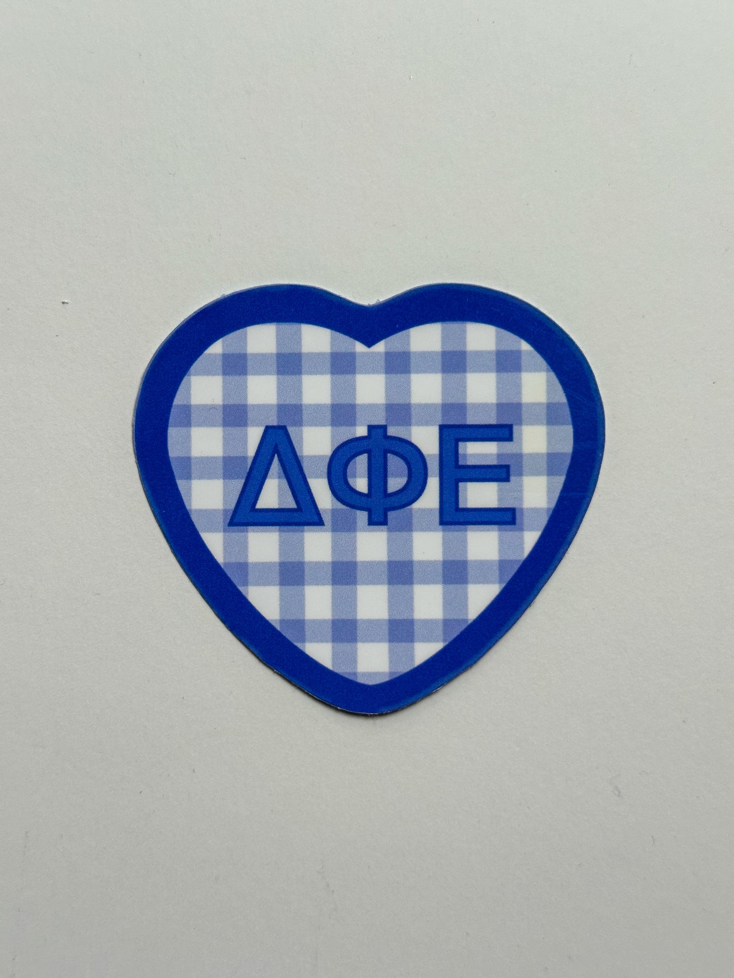 Picnic Heart Sorority Sticker