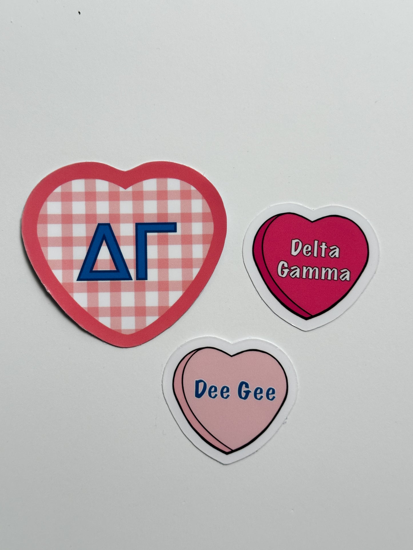 Sorority Hearts Sticker Set