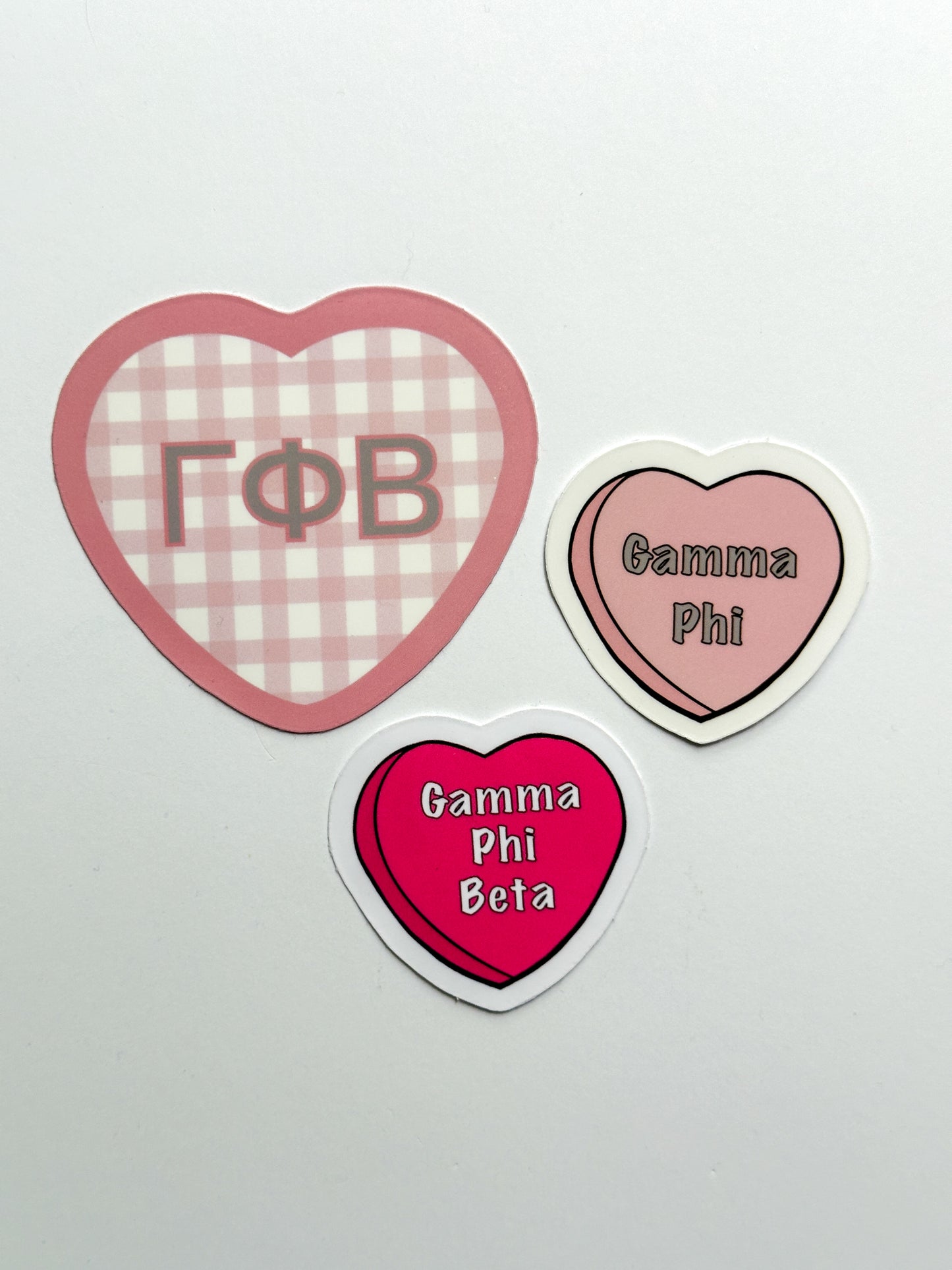 Sorority Hearts Sticker Set