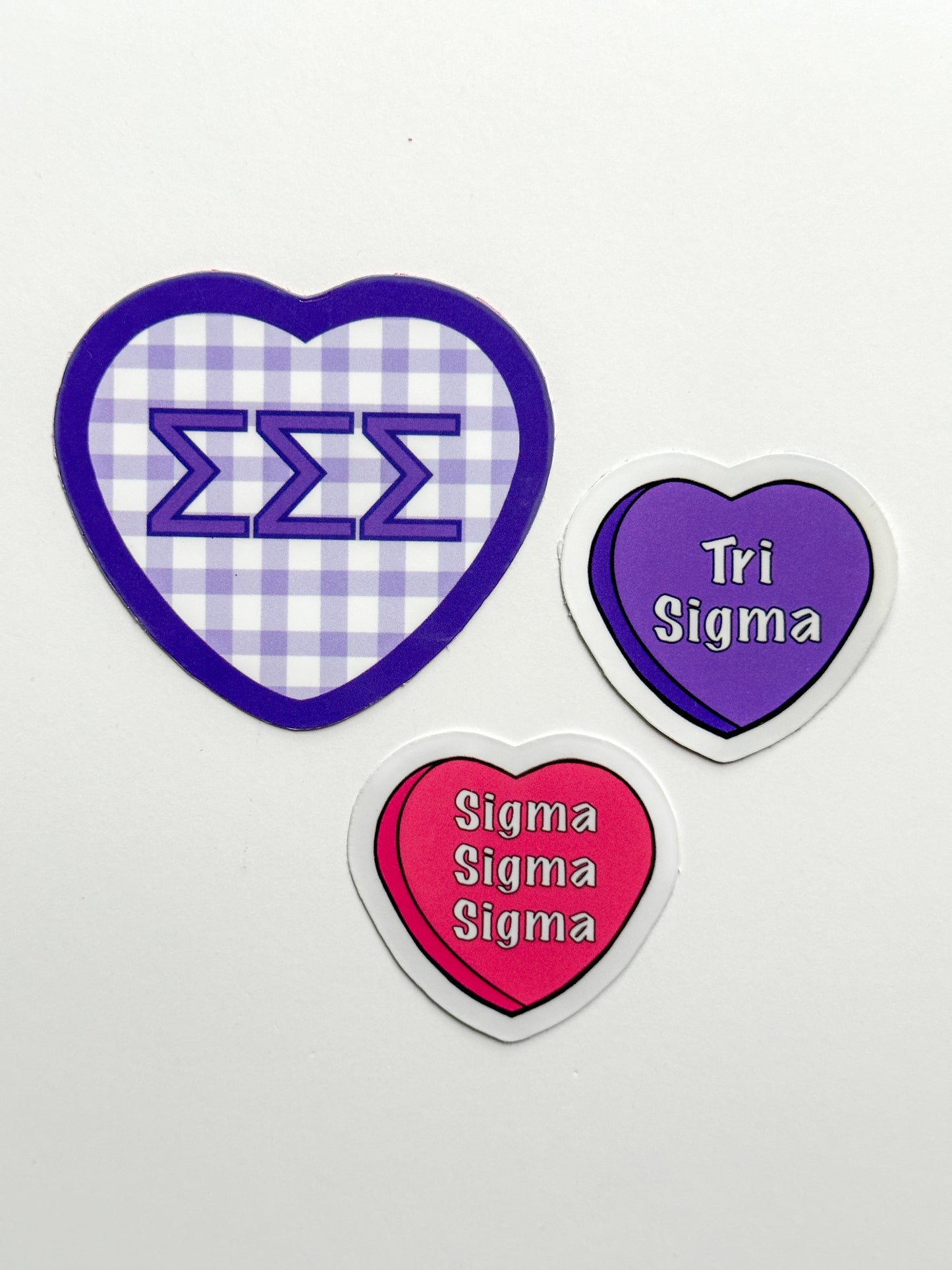 Sorority Hearts Sticker Set