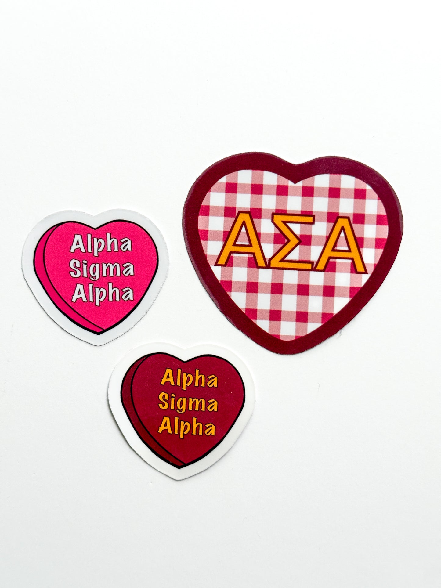 Sorority Hearts Sticker Set