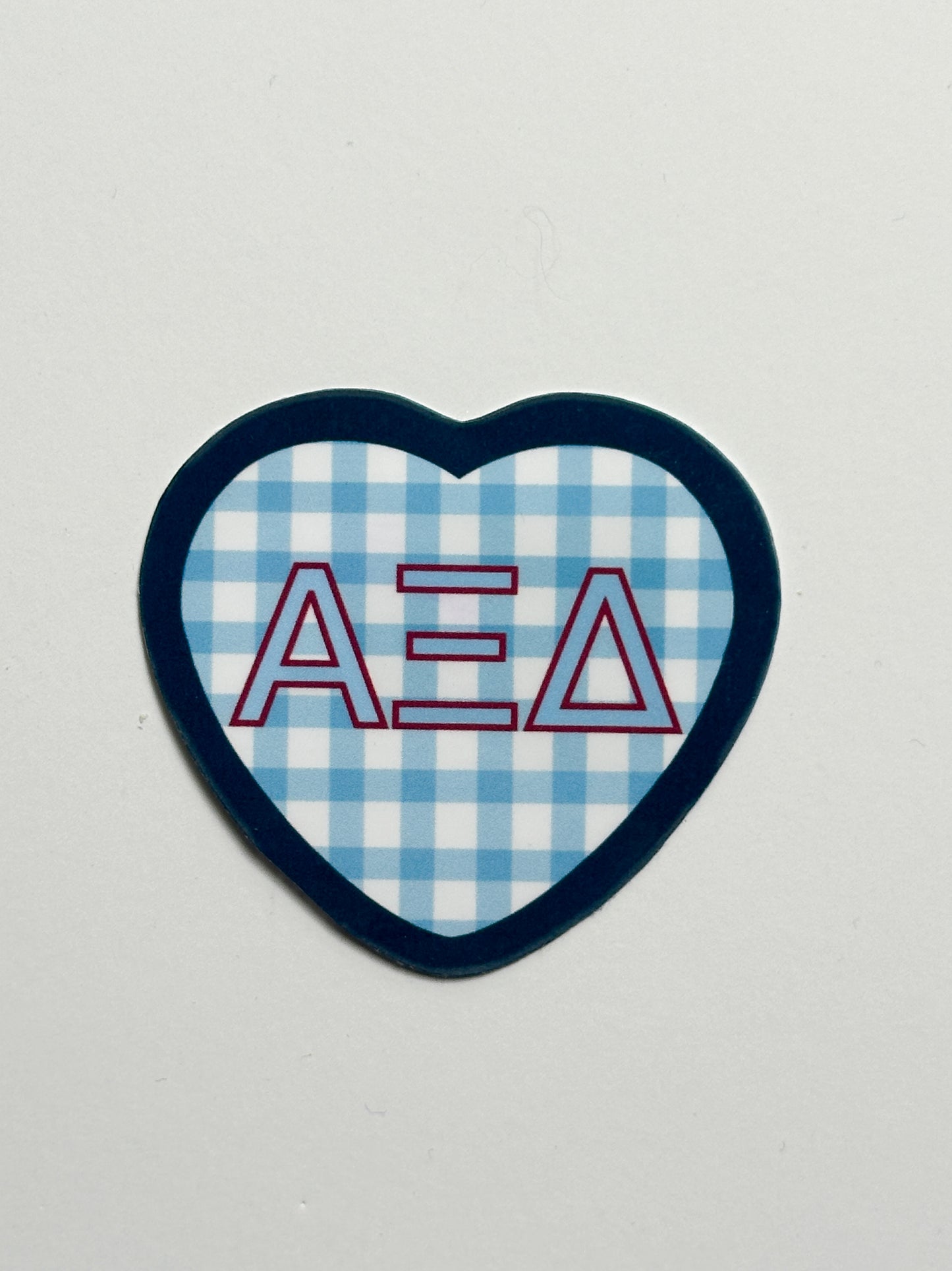 Picnic Heart Sorority Sticker