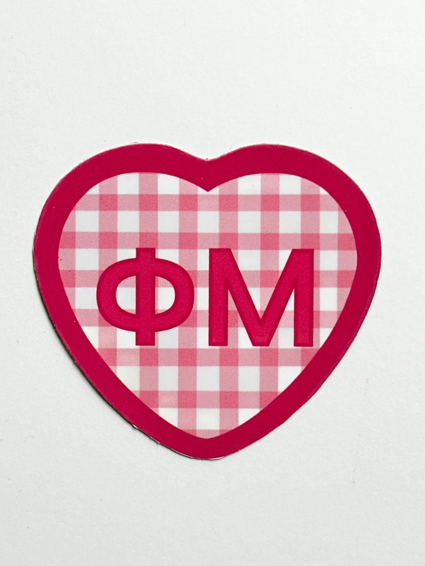 Picnic Heart Sorority Sticker