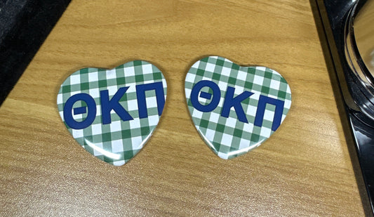 Theta Kappa Pi Picnic Heart Button