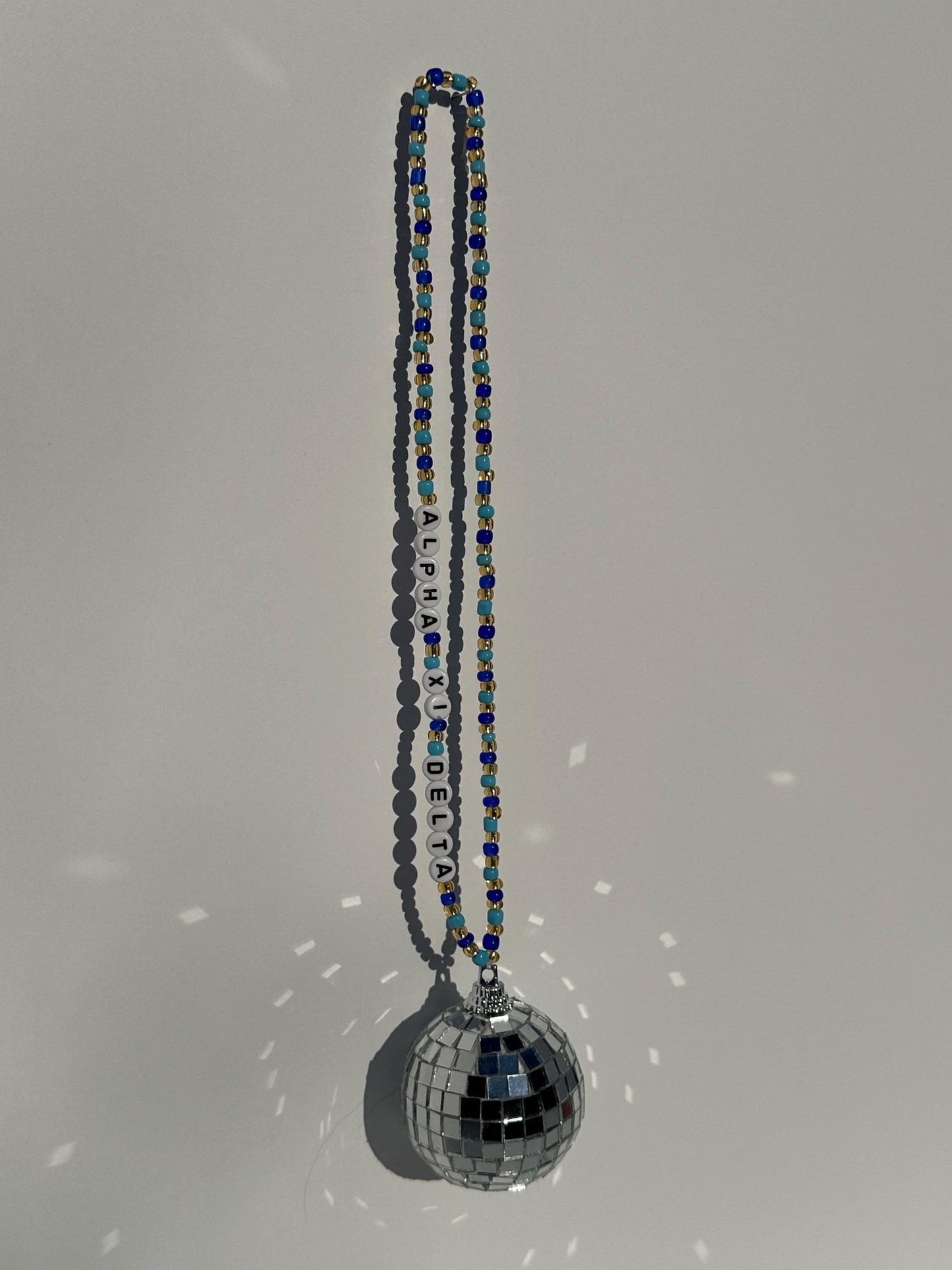 Alpha Xi Delta Disco Ball Suncatcher / Car Charm