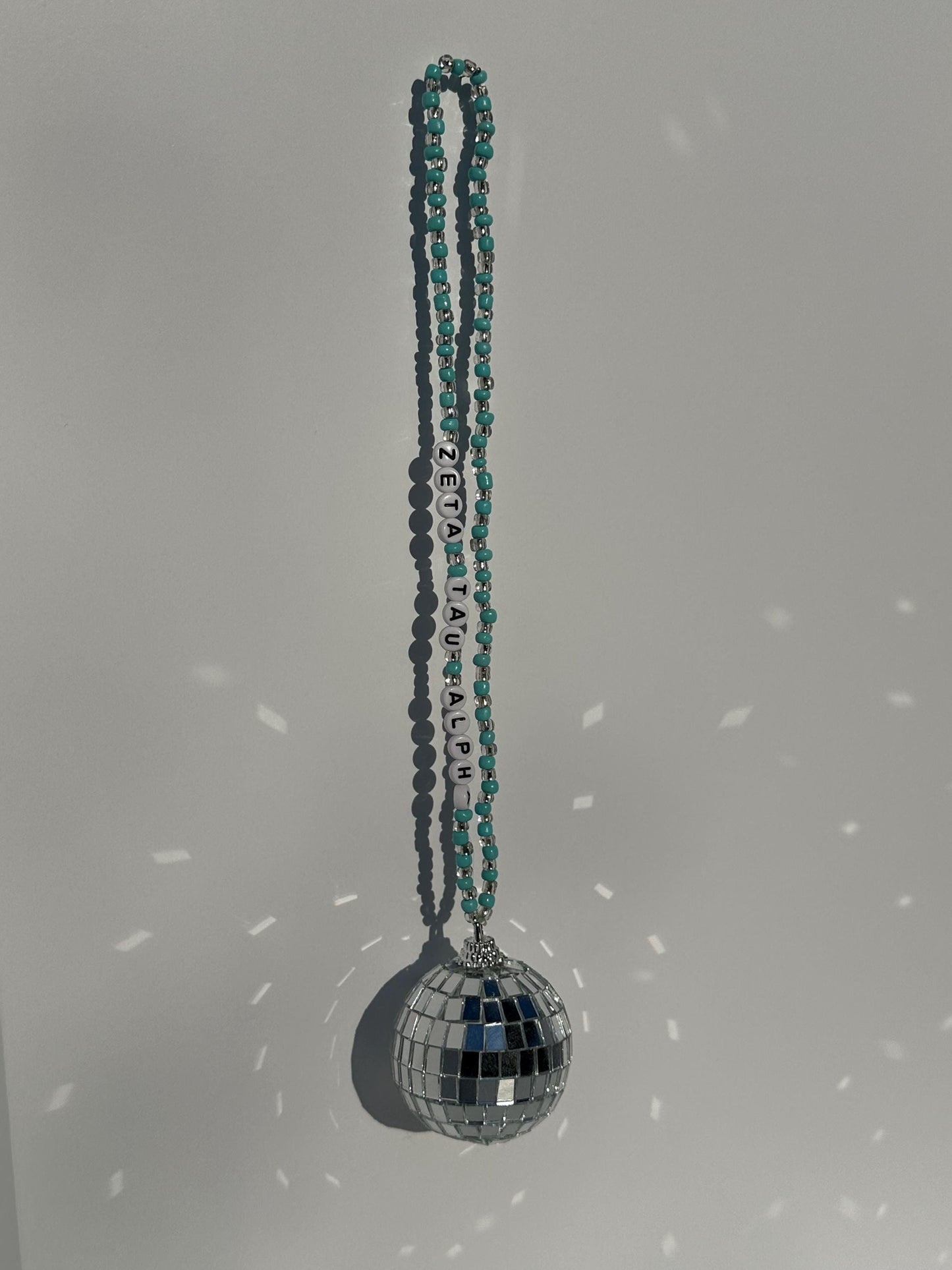 Zeta Tau Alpha Disco Ball Suncatcher / Car Charm