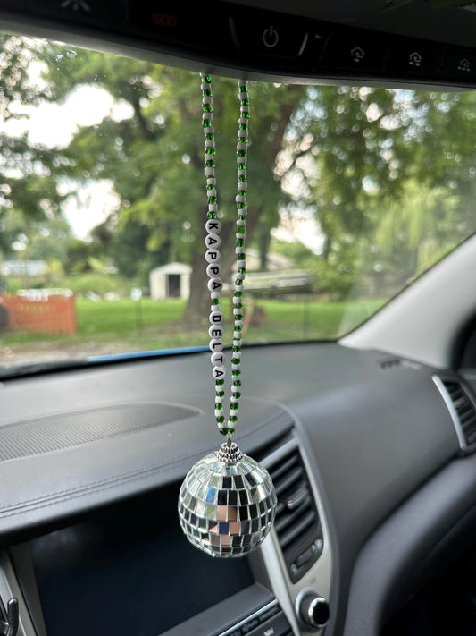 Kappa Delta Disco Ball Suncatcher / Car Charm