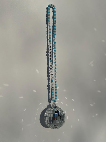 Alpha Delta Pi Disco Ball Suncatcher / Car Charm