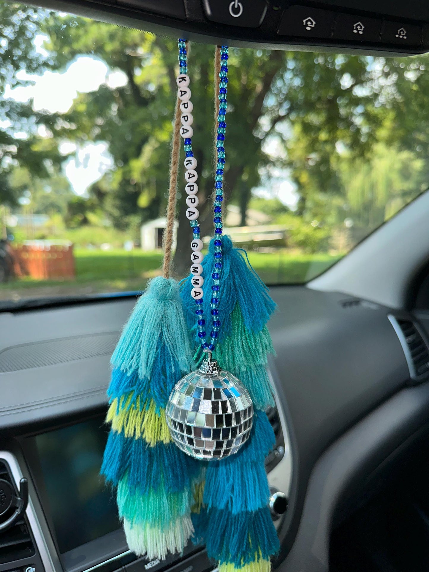 Kappa Kappa Gamma Disco Ball Suncatcher / Car Charm