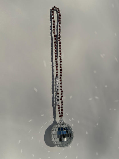 Alpha Phi Disco Ball Suncatcher / Car Charm