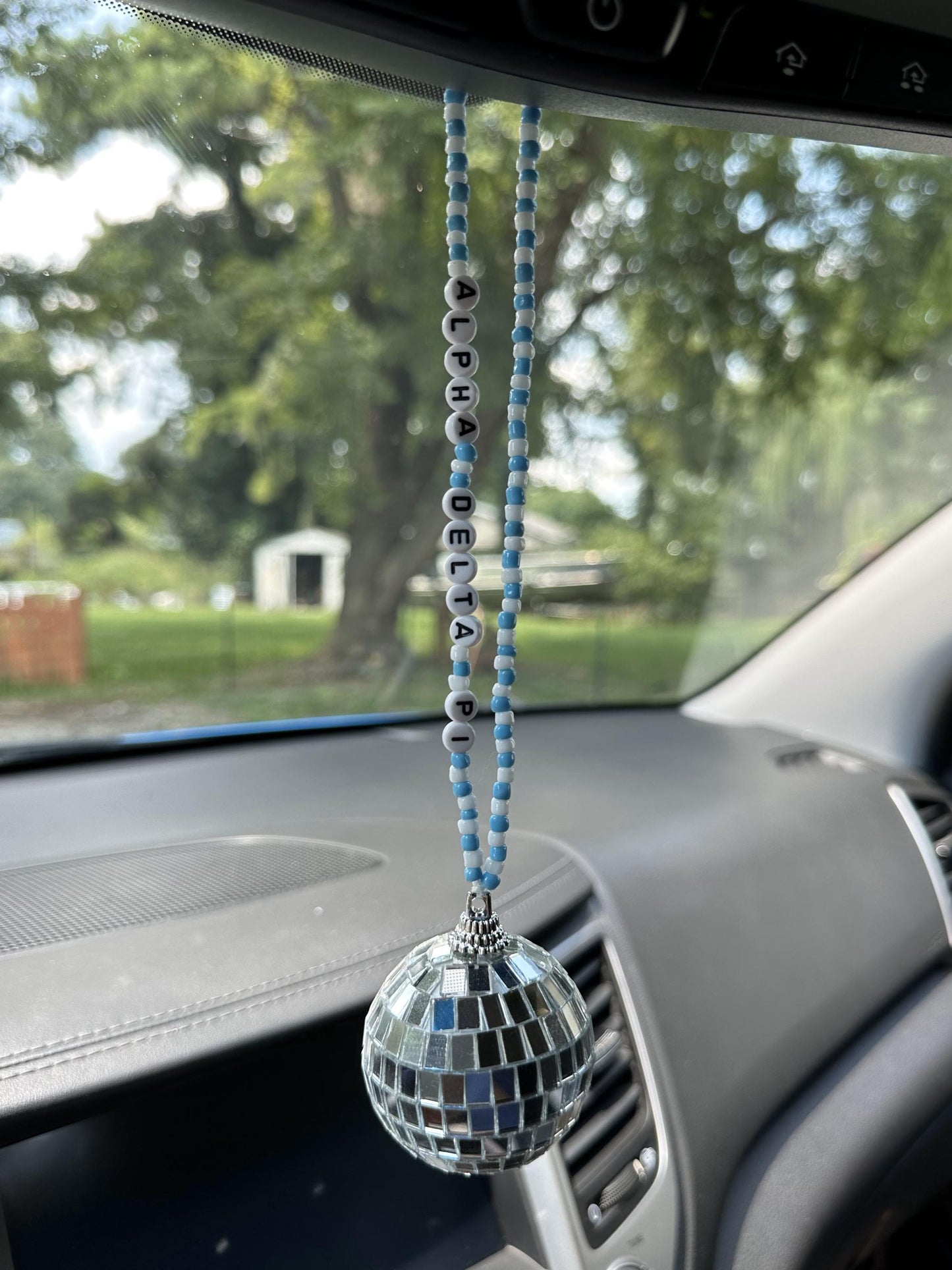 Alpha Delta Pi Disco Ball Suncatcher / Car Charm