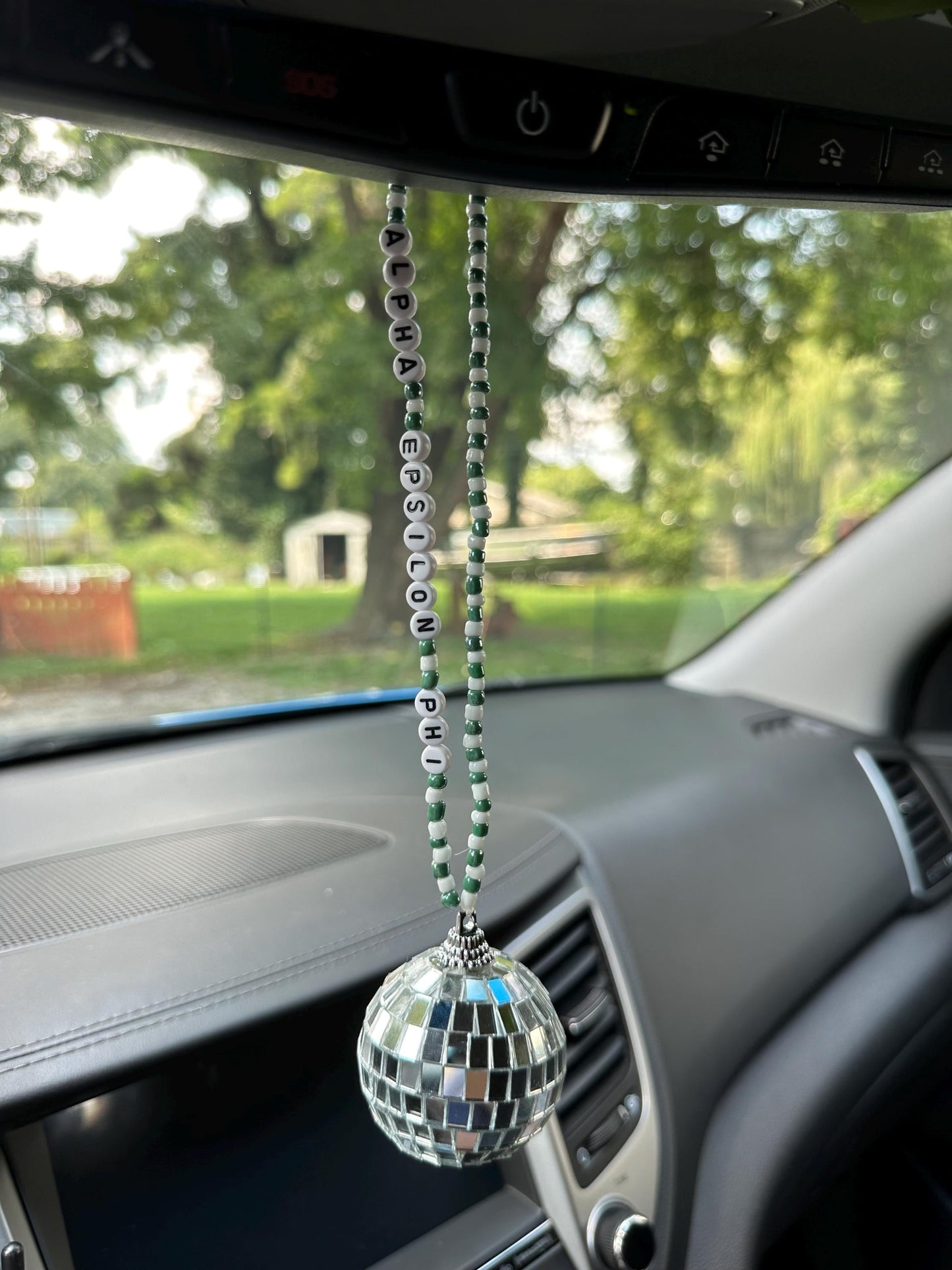 Alpha Epsilon Phi Disco Ball Suncatcher / Car Charm