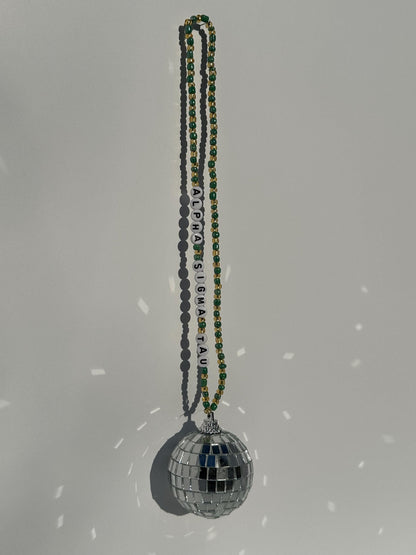 Alpha Sigma Tau Disco Ball Suncatcher / Car Charm
