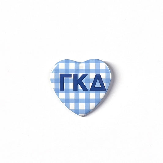 Gamma Kappa Delta Picnic Heart Button