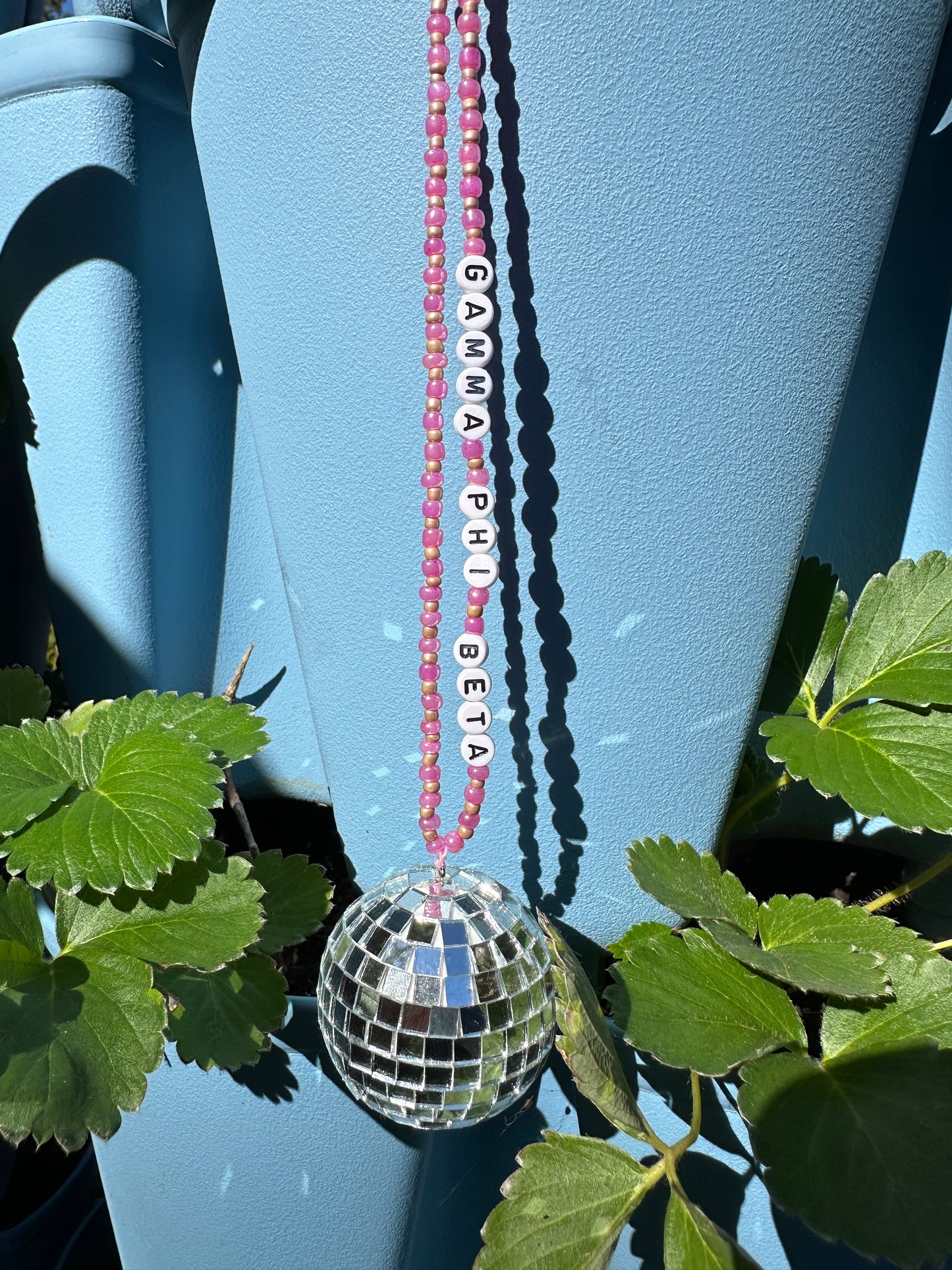 Gamma Phi Beta Disco Ball Suncatcher / Car Charm
