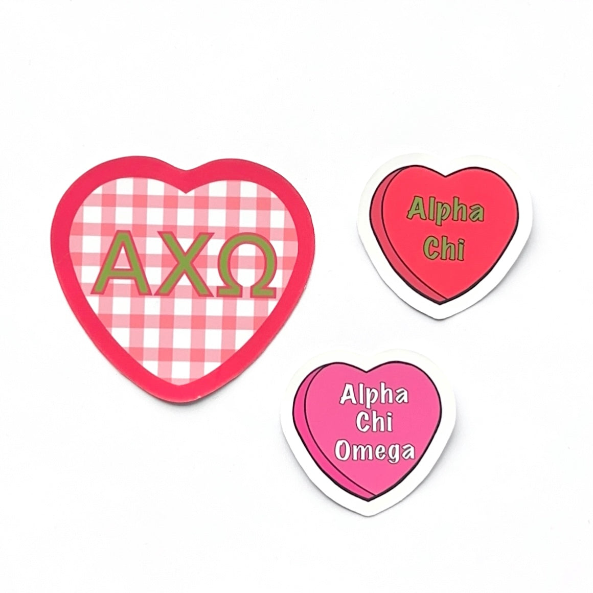 Sorority Hearts Sticker Set