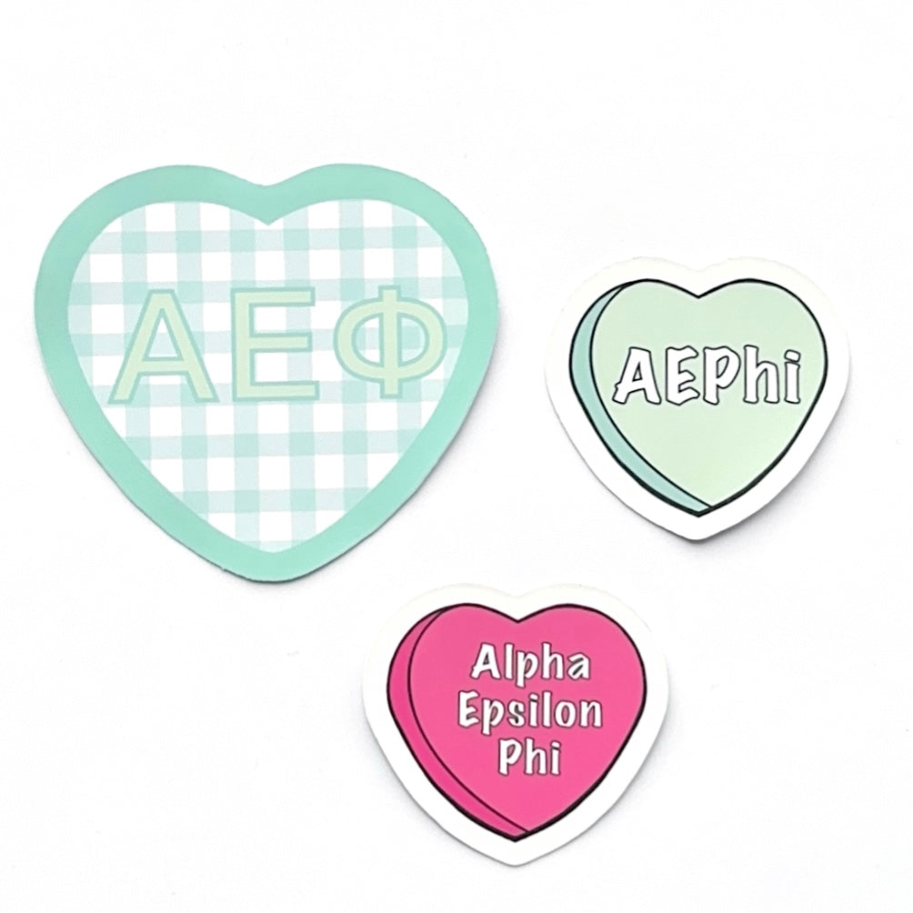 Sorority Hearts Sticker Set