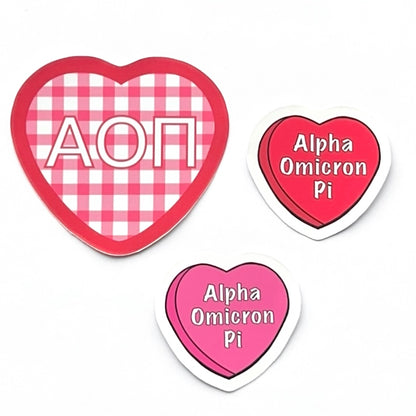 Sorority Hearts Sticker Set
