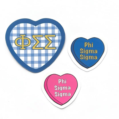 Sorority Hearts Sticker Set
