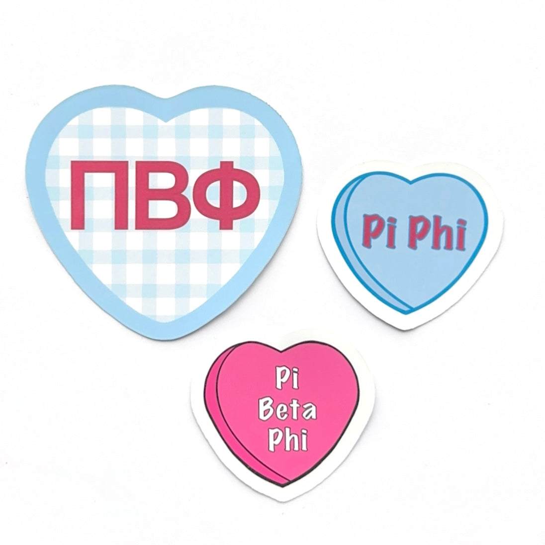 Sorority Hearts Sticker Set