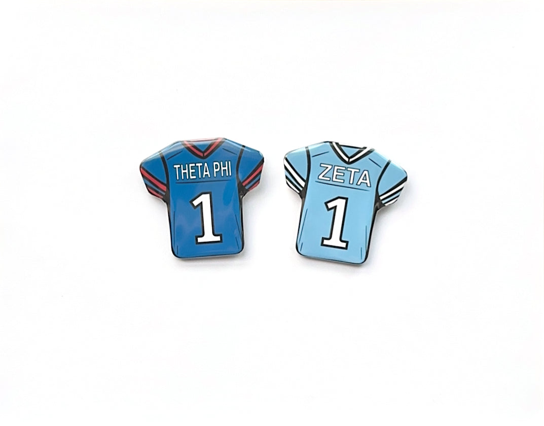 Sorority Football Jersey Button - Founding Years