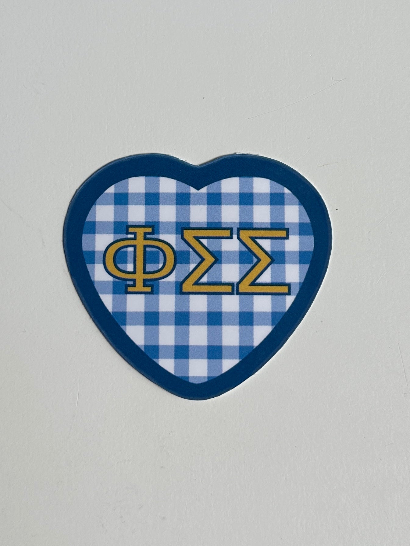 Picnic Heart Sorority Sticker