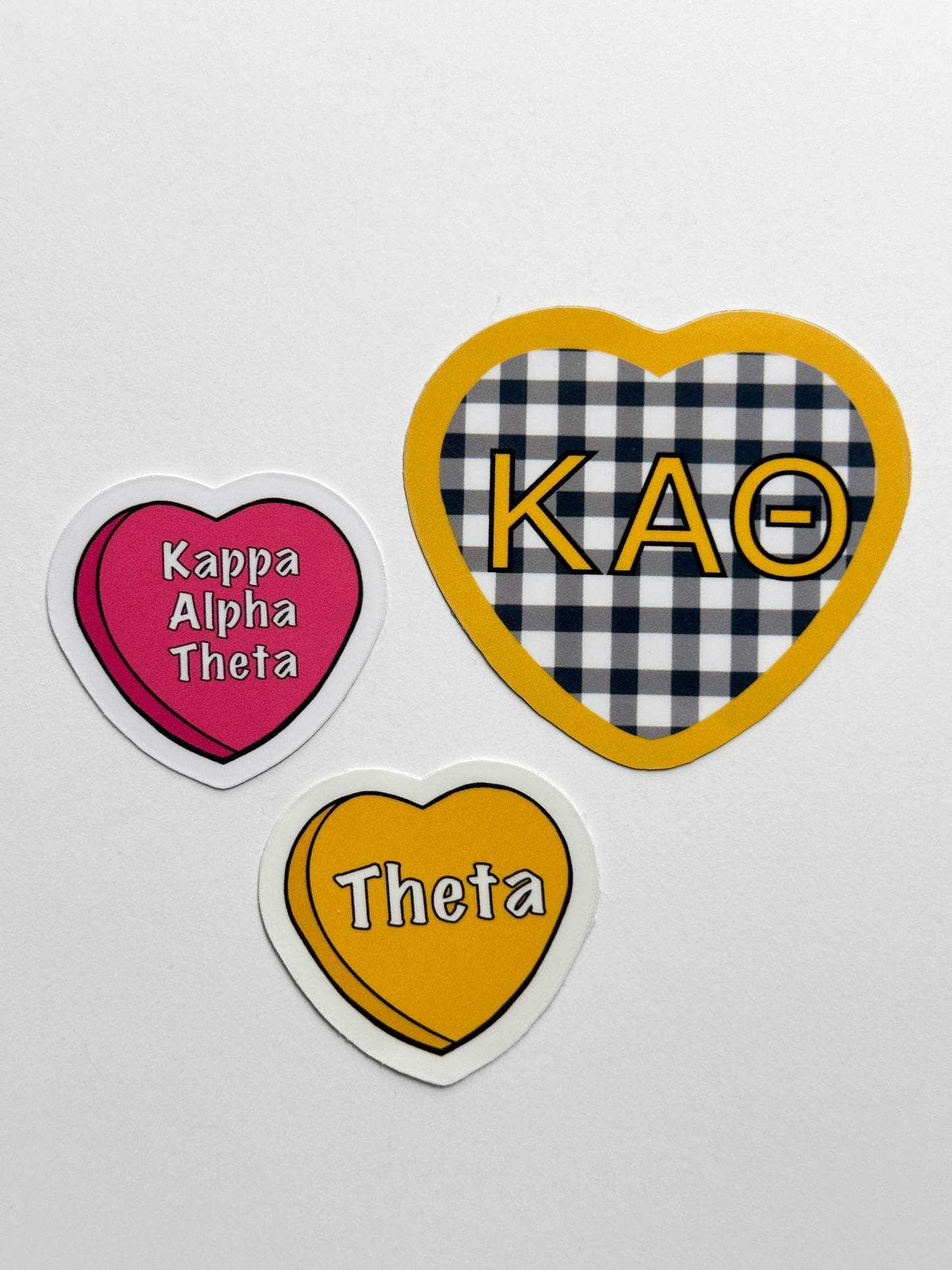 Sorority Hearts Sticker Set