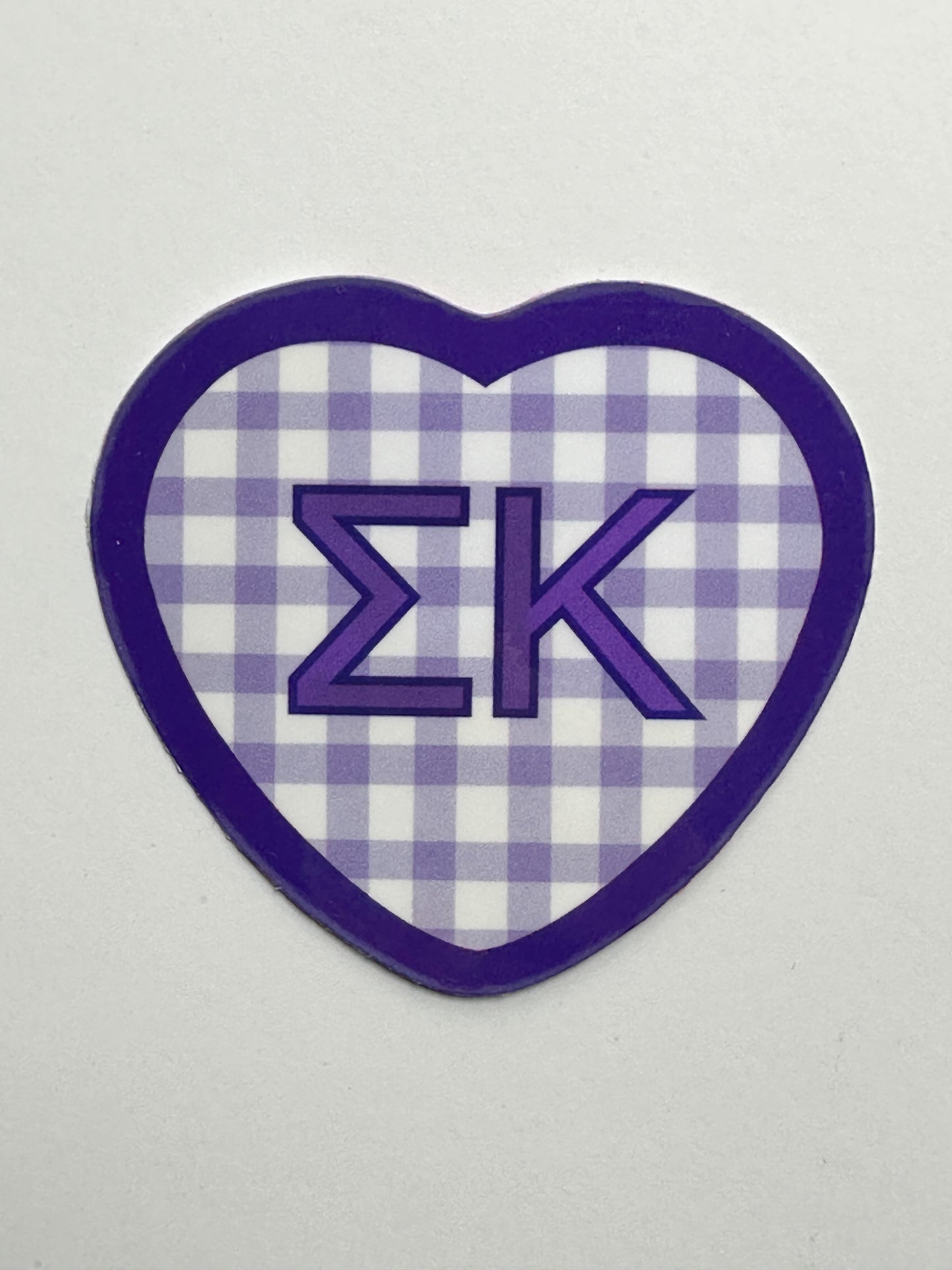 Picnic Heart Sorority Sticker
