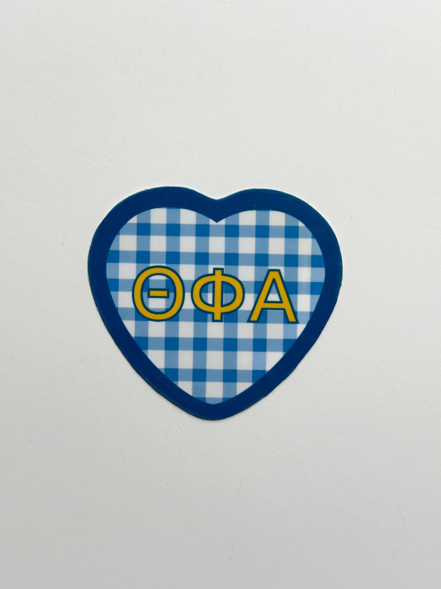 Picnic Heart Sorority Sticker