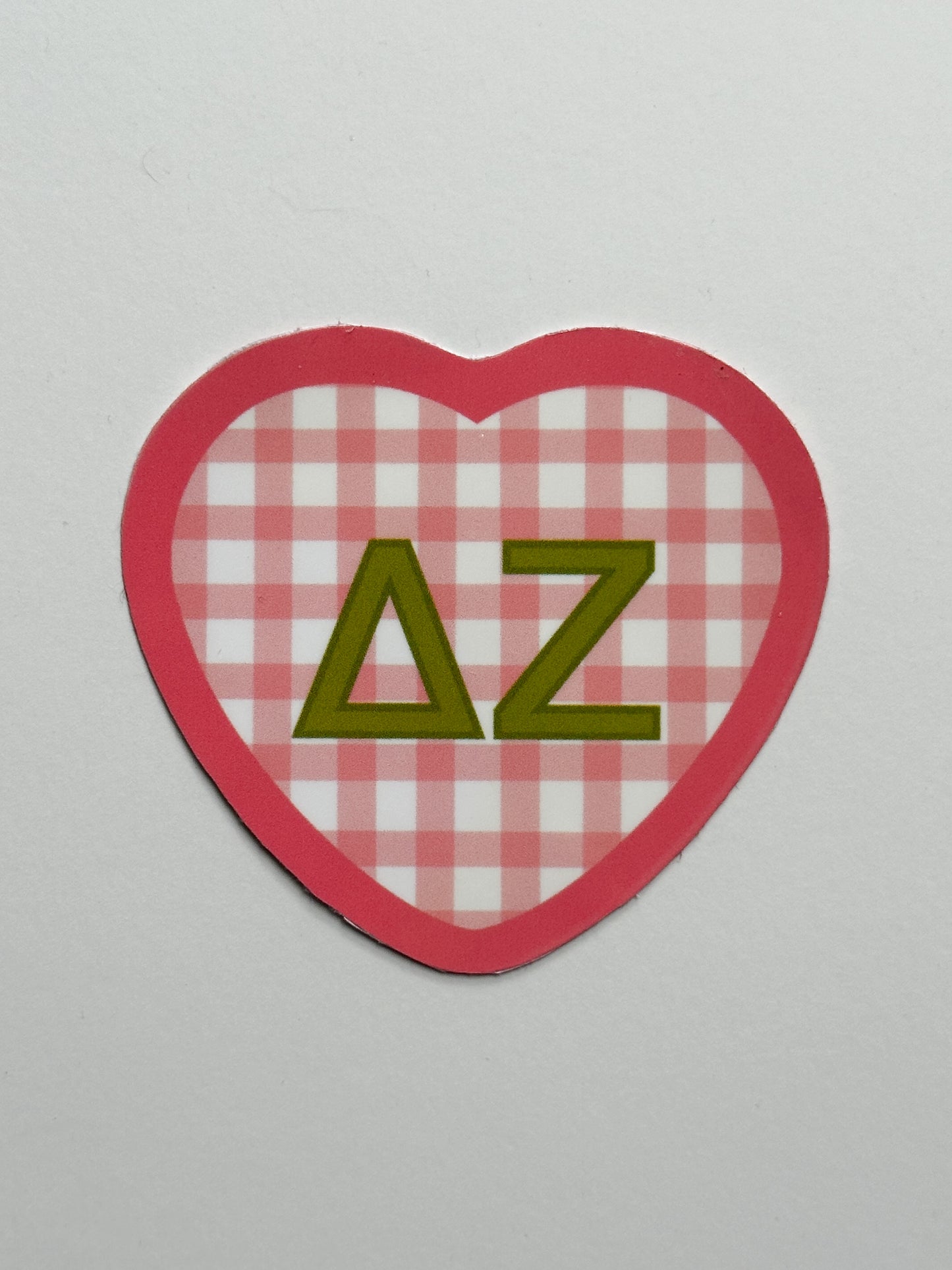 Picnic Heart Sorority Sticker