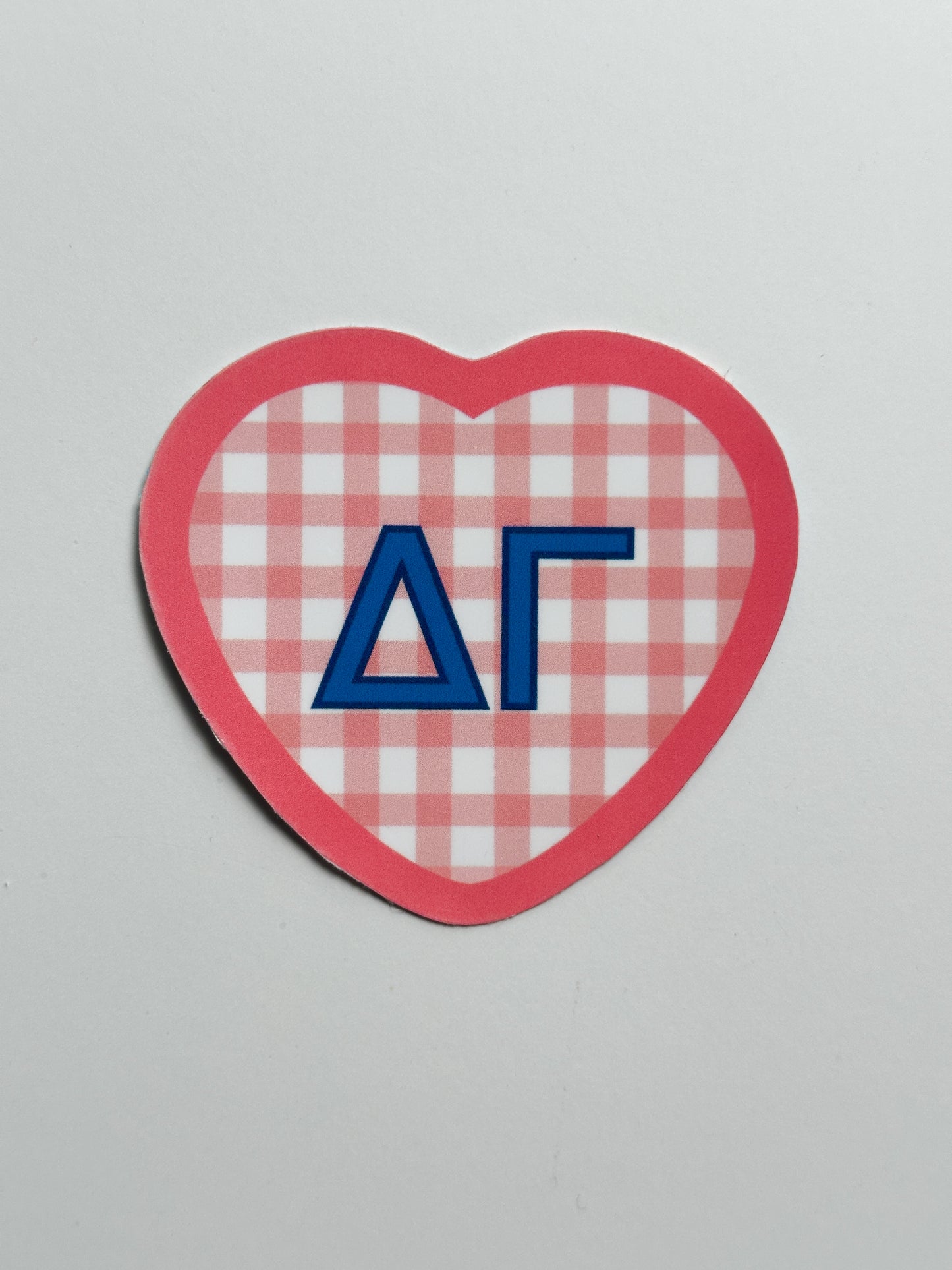 Picnic Heart Sorority Sticker