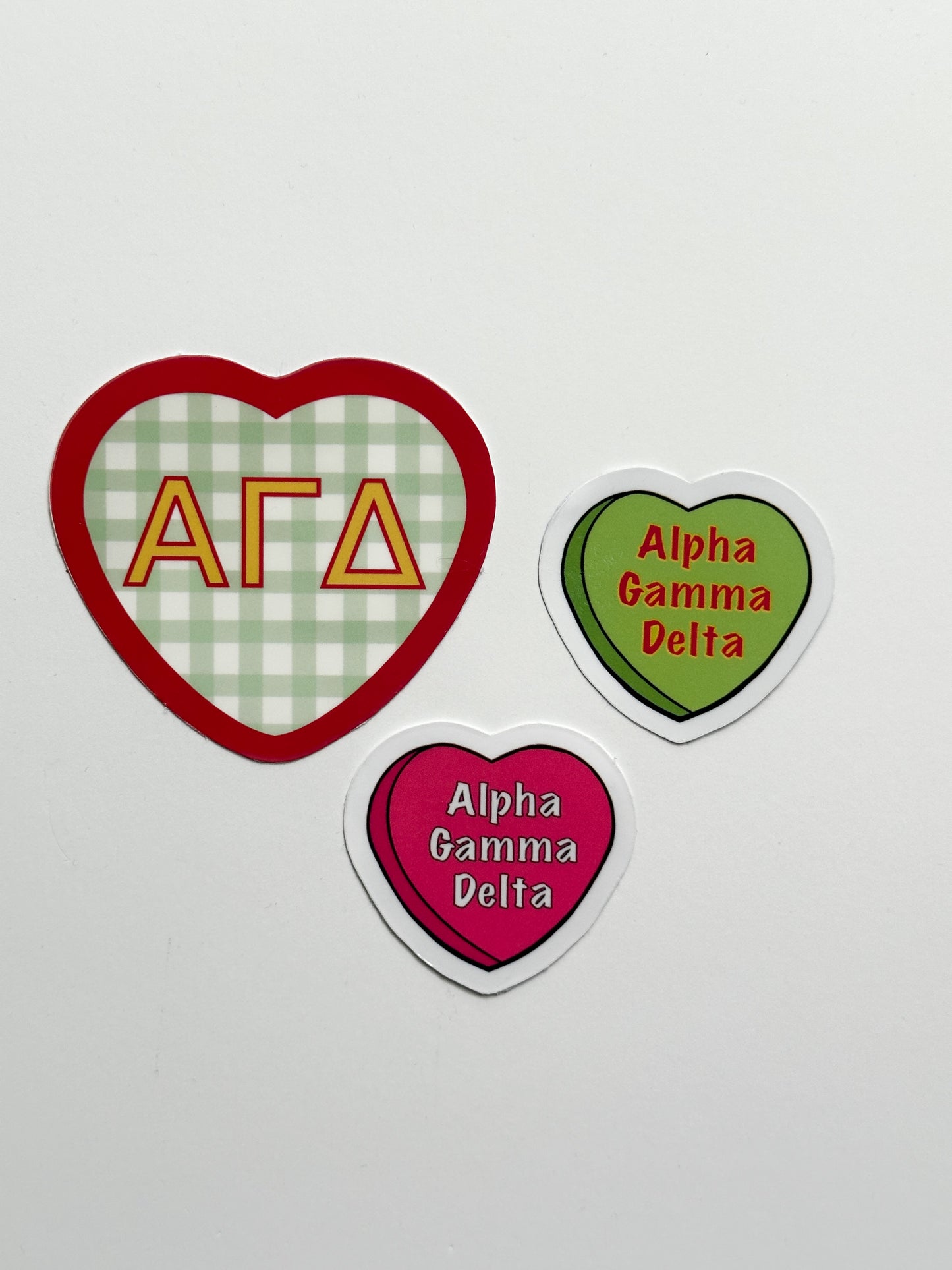 Sorority Hearts Sticker Set