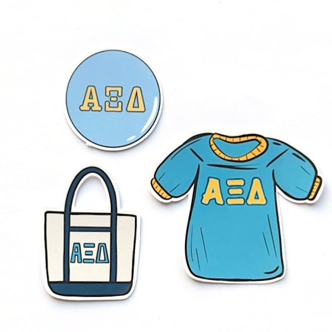 Bid Day Icons Sticker Set