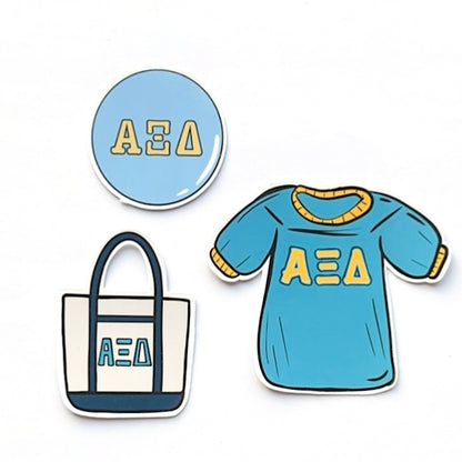 Bid Day Icons Sticker Set