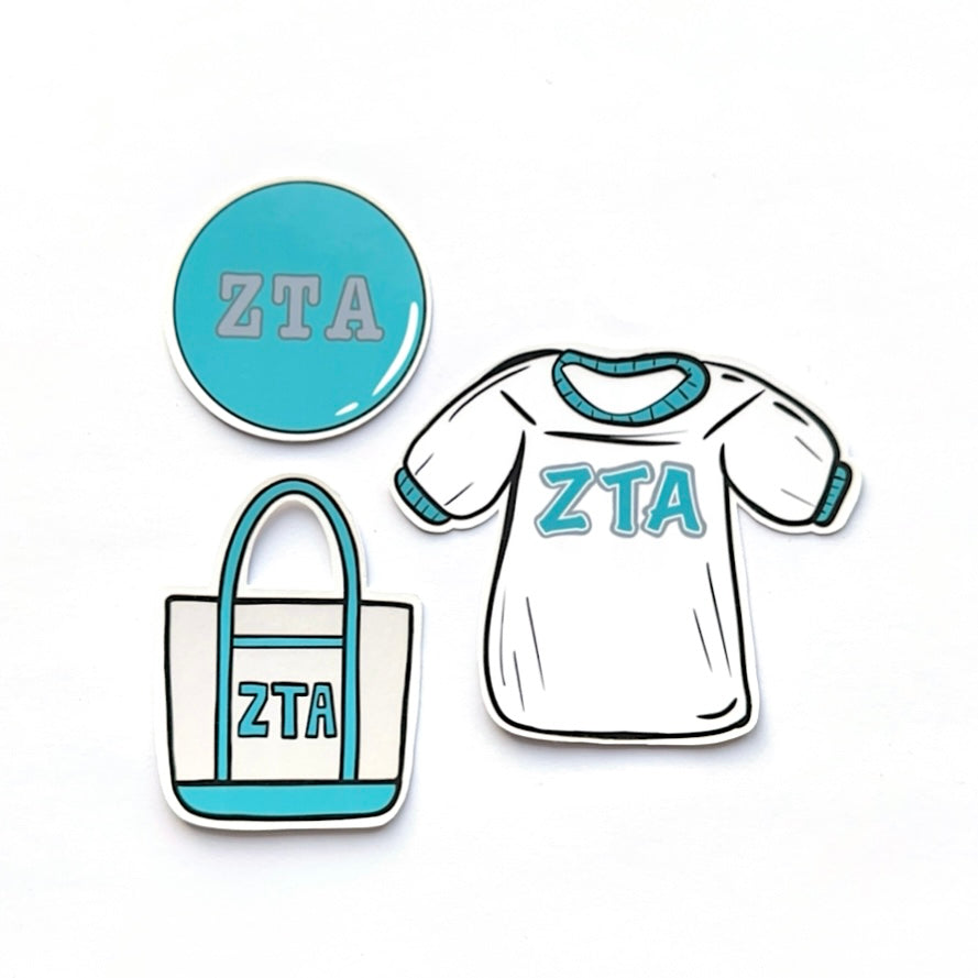 Bid Day Icons Sticker Set
