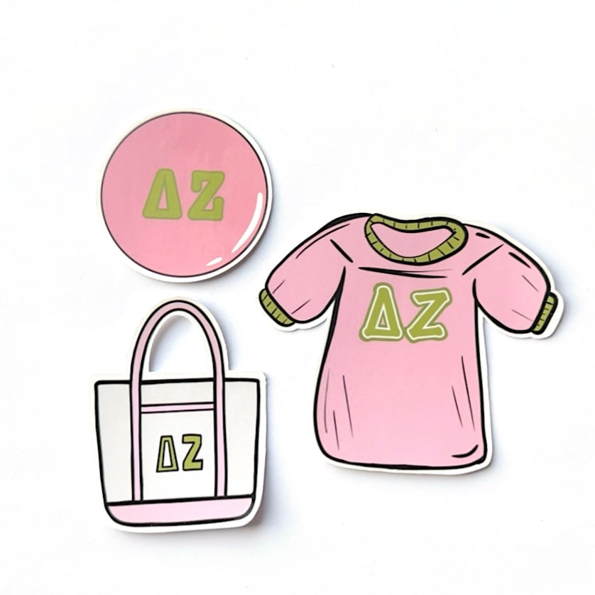Bid Day Icons Sticker Set