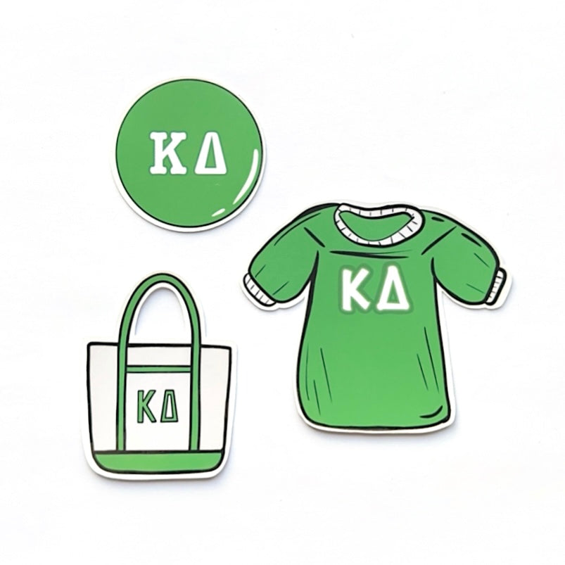 Bid Day Icons Sticker Set